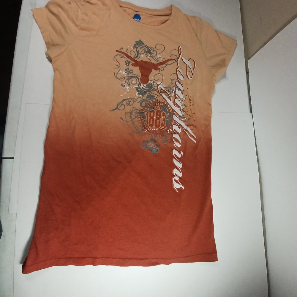 NCAA Longhorns est.1883 Tshirt Women's LG Pre-Owned